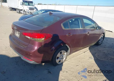 2017 Kia Forte Lx from USA, damaged, VIN 3KPFK4A7XHE099940